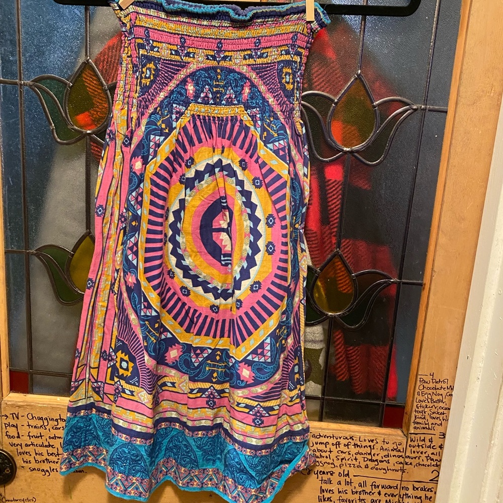 Tube top mini dress or skirt